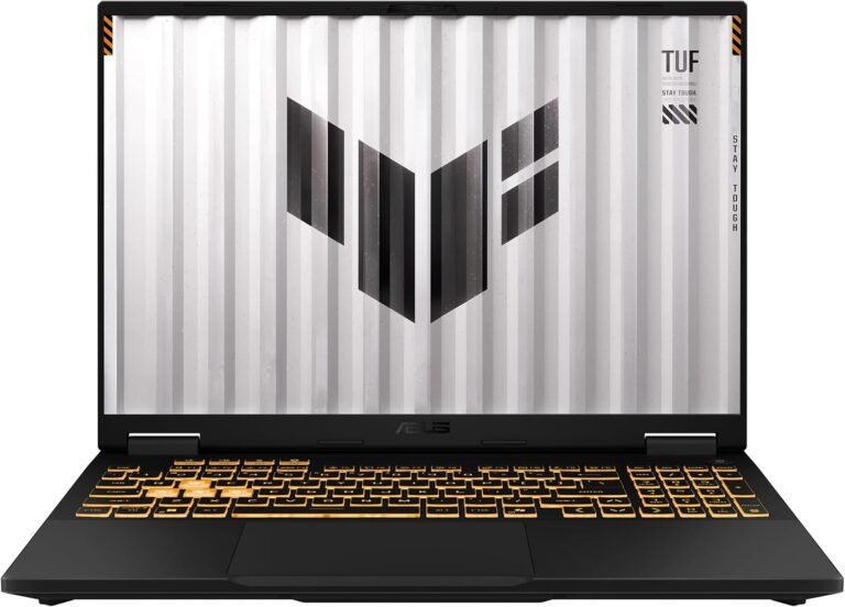 Test & Avis ASUS TUF Gaming F16 (2025) Gaming Laptop, 16” FHD+ 165Hz 16:10 Display, Intel® Core™ i5 Processor 13450HX, NVIDIA® GeForce RTX™ 5050, 16GB DDR5, 512GB PCIe Gen4 SSD, Wi-Fi 6E, Win 11 Home