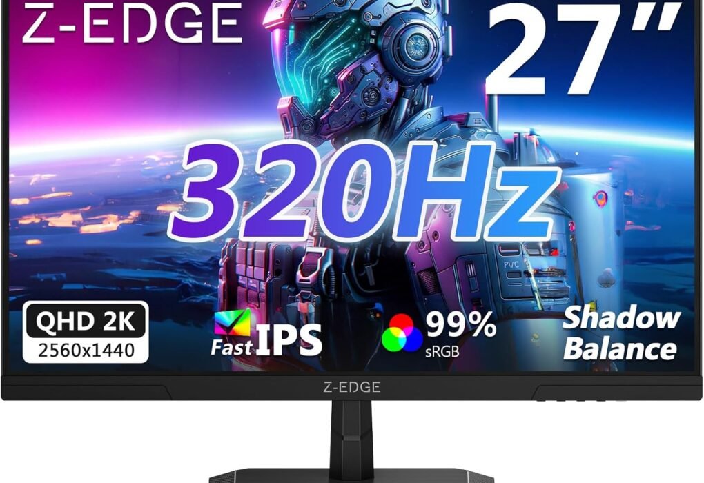 Test & Avis Z-Edge 27 inch Gaming Monitor 320Hz 300Hz, 2K QHD 1440P, Fast IPS
