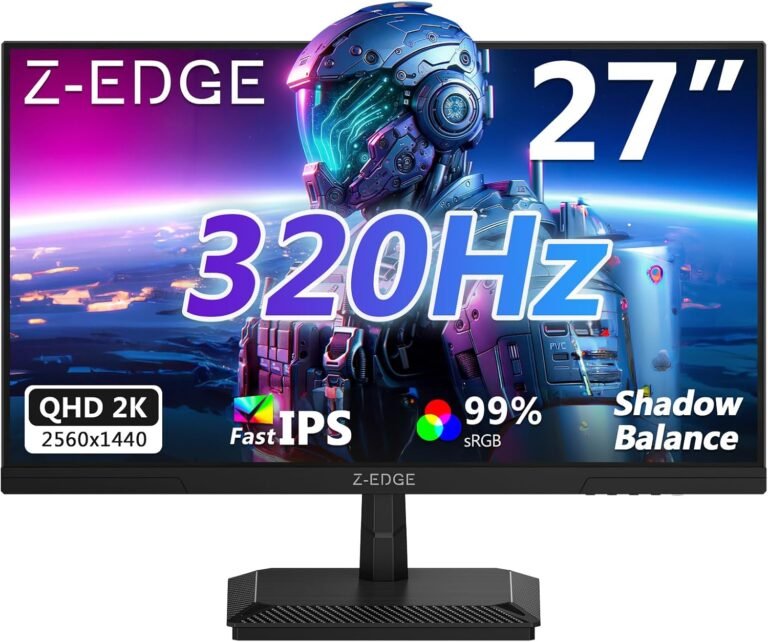 Test & Avis Z-Edge 27 inch Gaming Monitor 320Hz 300Hz, 2K QHD 1440P, Fast IPS